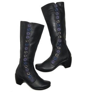 Naot Leather Button Boots